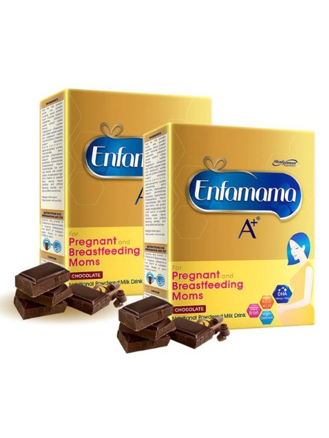 Enfamama A+ Chocolate Powdered Milk Drink (350g) Bundle of 2 edamama